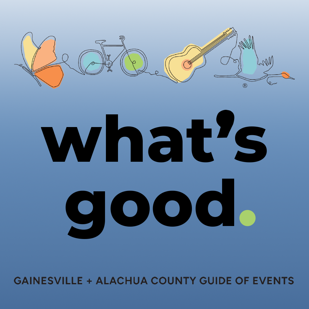 whats good visit gainesville logo